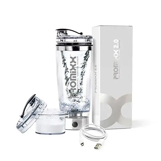 

Electric USB Stainless Steel 20 Oz Protein Shaker Bottle With Powder Storage, N/a