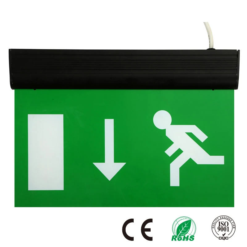 Rechargeable Battery Backup CE RoHS Dual-purpose Emergency Exit Sign
