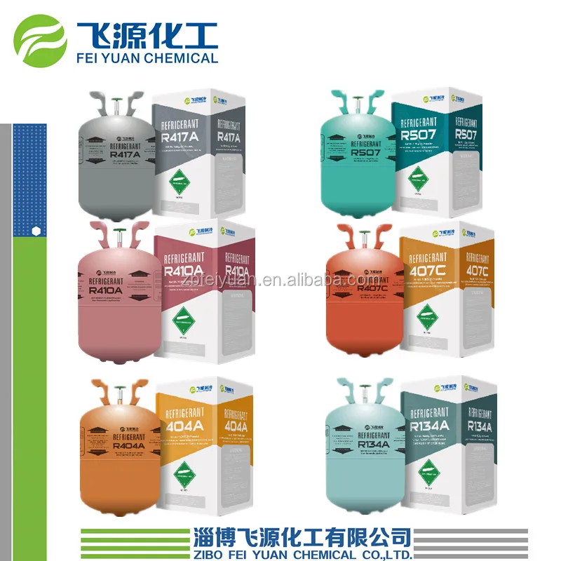 
Factory Providing Refrigerant Gas R134A / R404a / R407c / R410a / R600a / r507a refrigerant price 