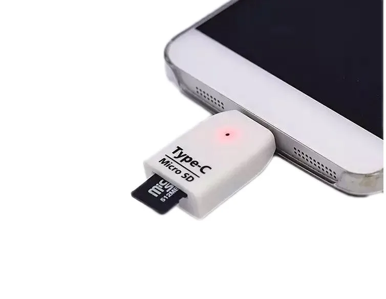 Mini Usb C Otg Adapter Sd Memory Card To Typec Card Reader For Smartphone Buy Typec Card