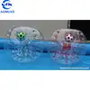 Newest bubble soccer ball inflatable body buddy bumper ball with front window opening