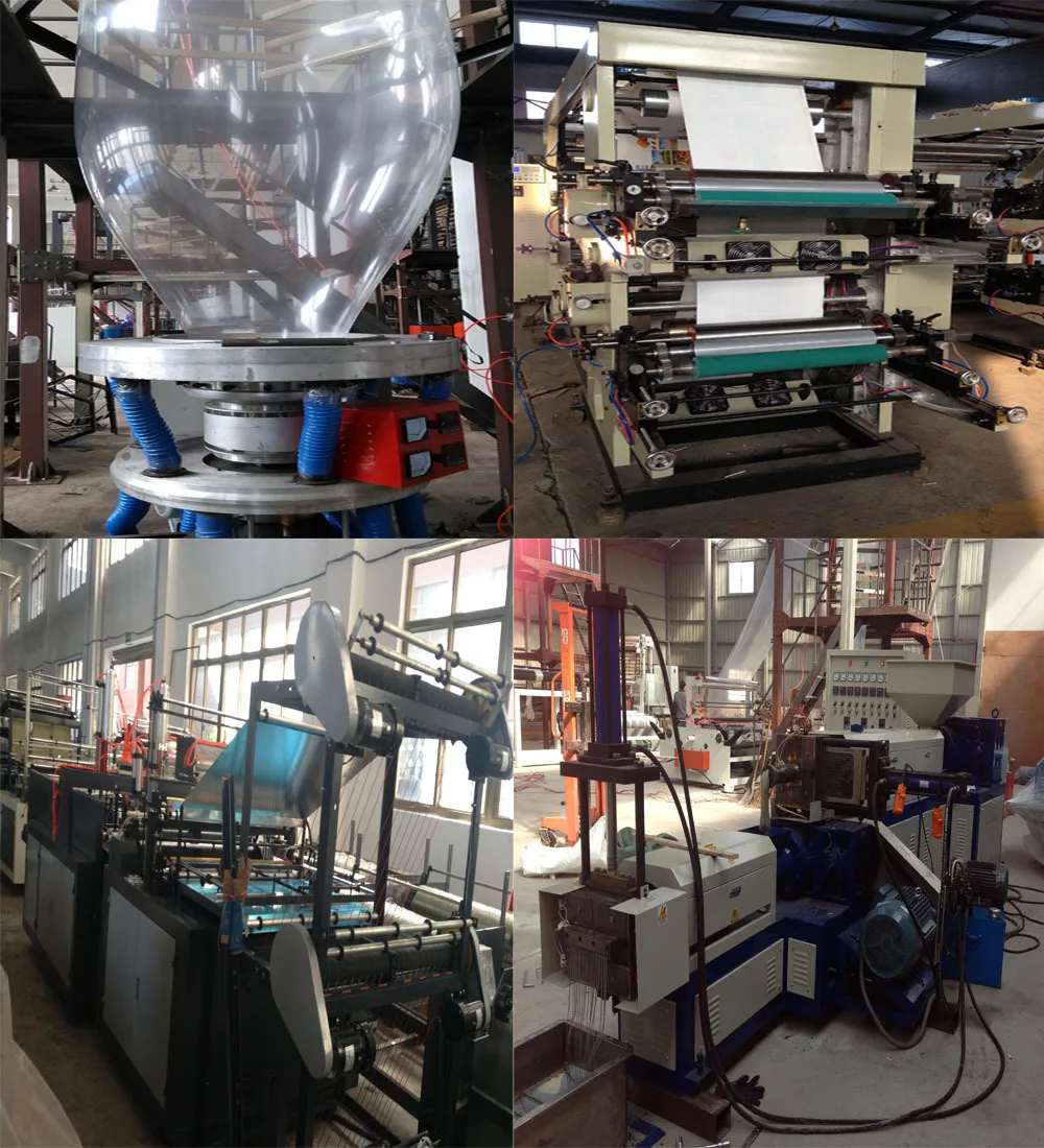 Plastic Film Machine Ldpe Film Blowing Machine Qs-a55 Pe Extrusion Blow ...