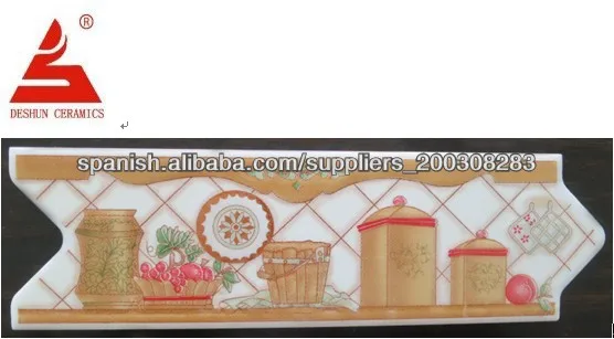 Cenefas de cerámica para la cocina fruta alicatados identificación ... Cenefas para azulejos de cocina