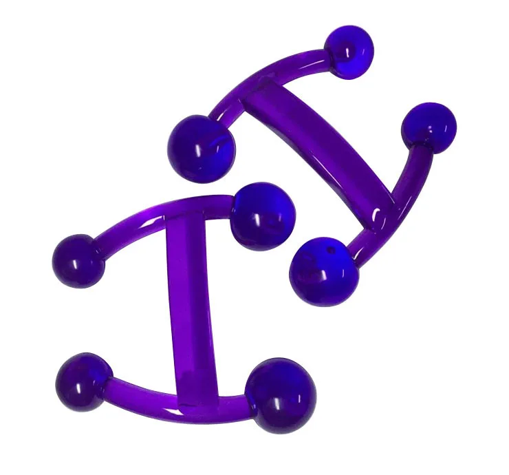 Oempromo Custom H Shaped body relaxing plastic Massager