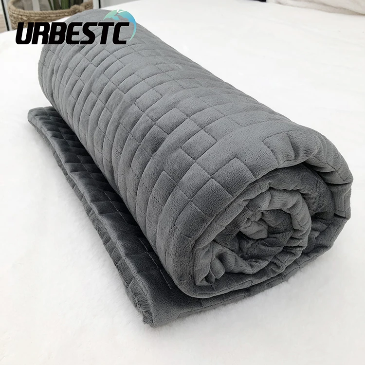 Customized Color Polyester Cover Down Alternative Weighted Comforter