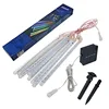 LED Outdoor Christmas Lights 8 Tube Meteor Shower Rain Lights Solar Powered