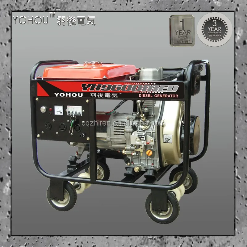 Electric diesel generator with remote start