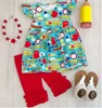 Wholesale summer 2018 kids clothing toddler girls back to school outfit