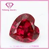 Hot Selling Heart Shape Love Gemstone 5#Ruby Red Burma Price