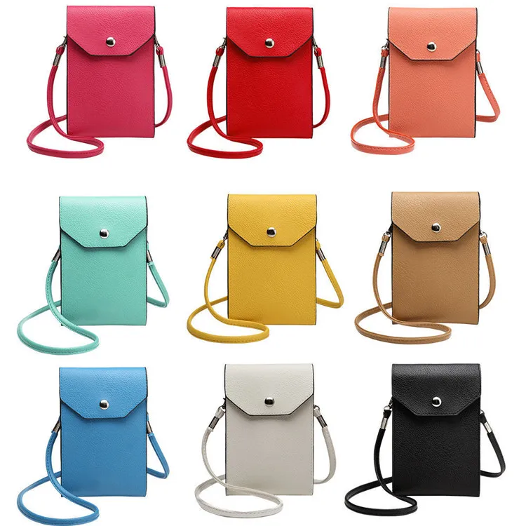 

Girls PU Leather Mobile Phone Bag Case Pouch Cross Body Purse Small Shoulder Bag