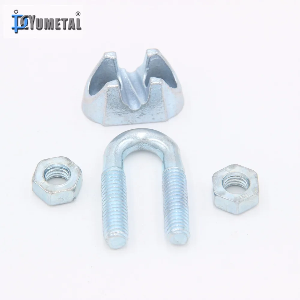 
Electric Galvanized DIN 741 Malleable Wire Rope Clip 