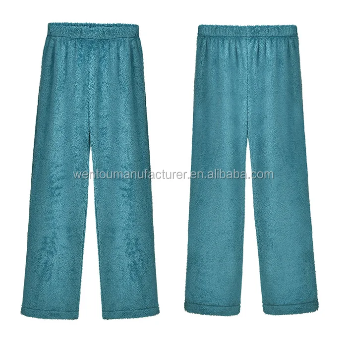 coral fleece pants