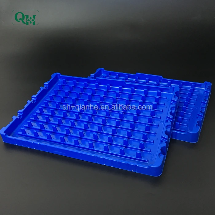 customized conductive anti-static ESD plastic packing tray
