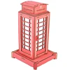 New-Land Basswood Gift Building Blocks Intelligent Puzzle Games of the British Telephone Booth