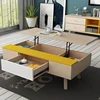 High Gloss Modern Wood Foldable Lift Coffee Table/ Dining Table/ Computer Table