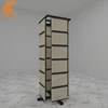 Marble Rotate Sample Display Stand Stone Quartz Carousel Display Tower