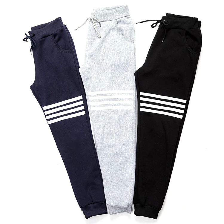 

2018 New Custom Gray Blank Cotton Fleece Men Jogger Pants, As the pictures