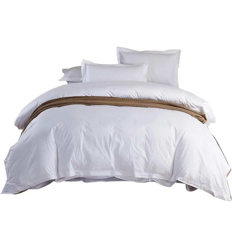 
60*60S 400TC sateen white 100% cotton duvet cover for wholesalers OEM high quality with competitive price 