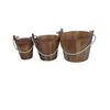 Antique Handicraft wooden bucket by direct manufacturer