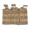 High Quality Army Tactical Assault M4/M16 Triple Magazine Pouch Open Top Mag Molle Pouch