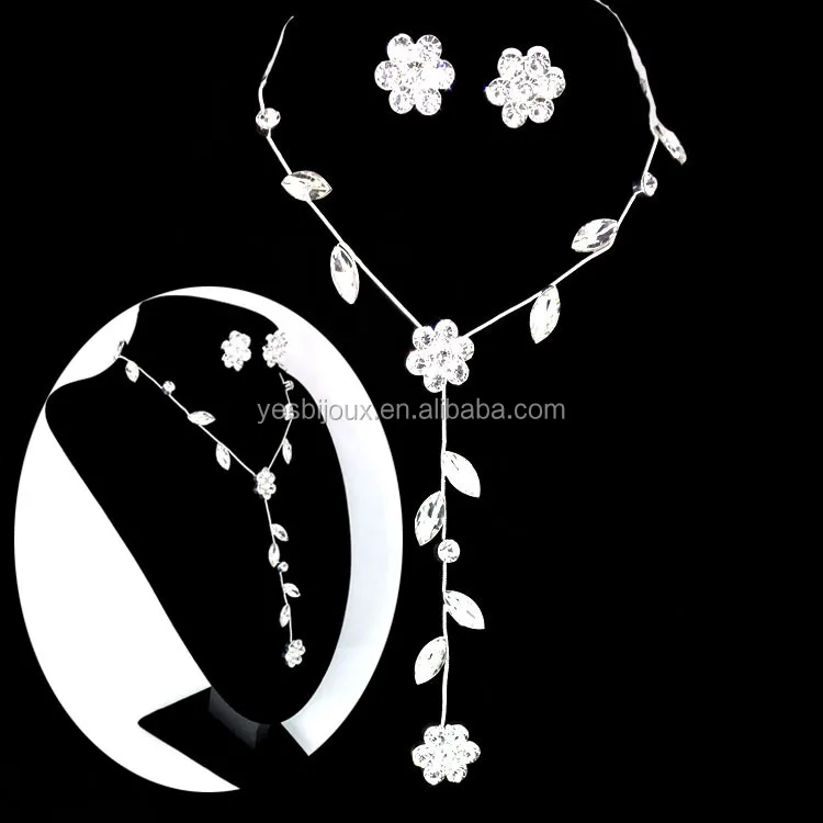

women wedding bridal jewelry set diamond evening jewellery