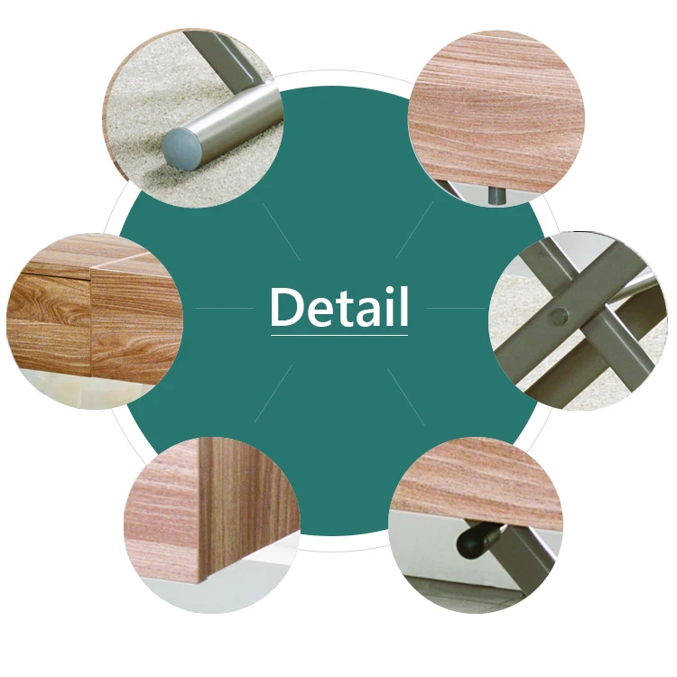 3 In 1 Multiuse Dining Table Convertible Wood Furniture Coffee Table