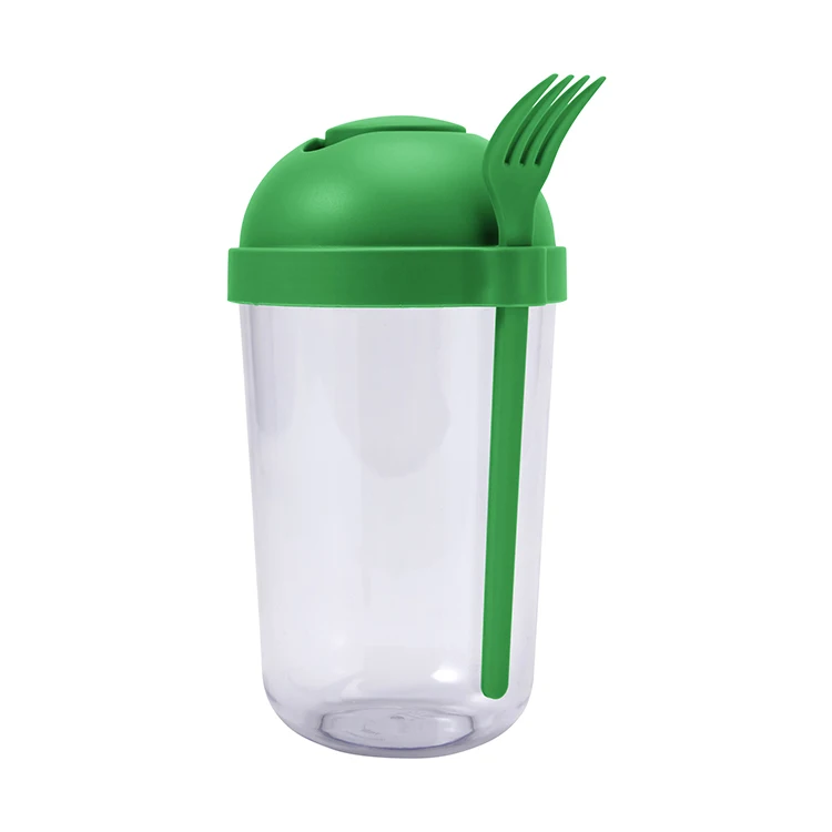 Plastic Salad Containers Wholesale Custom Fruit Salad Shaker Cup With