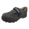 Mesh and swede Leather Puncture Resistant Cheap Price Steel Toe PU injiect Work Safety Shoes