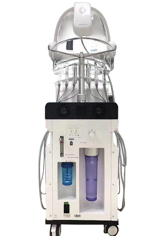10 in 1 oxygen facial h2o2 water dermabrasion oxygen machine jet peel oxygen jet system