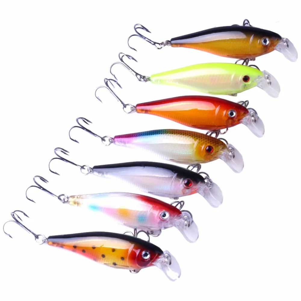 

Cranking Fishing Lures Hard ABS plastic crank Fishing Bait Diving Crankbait Lure, 7 colours available/unpainted/customized