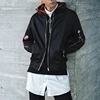 Dashing Floral Embroidery Bomber Jackets Men Custom For Oem Service