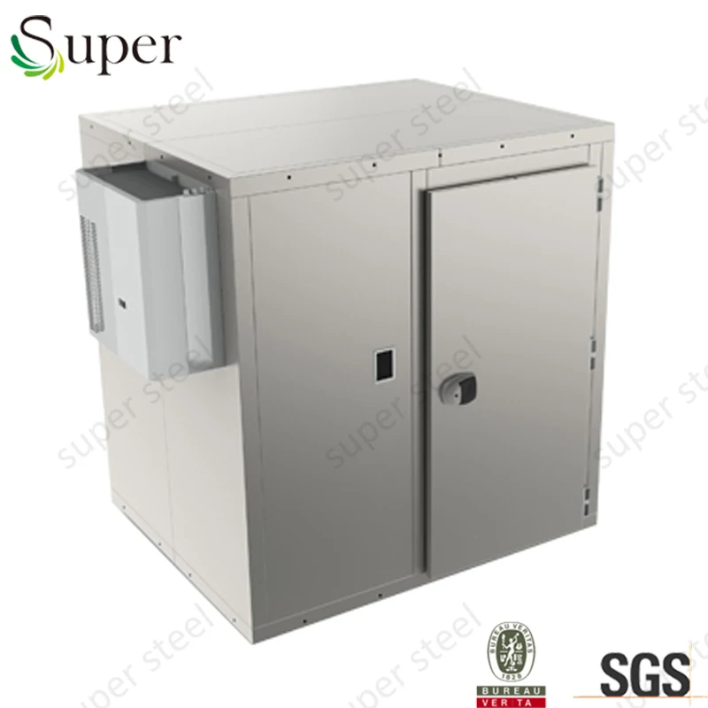 
mini refrigeration cold room , flower cold storage with monoblock unit 