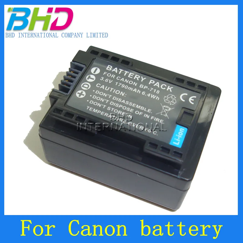 High quality for canon camera products batteries for cameras BP-718