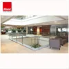 High precision Round Post Stainless Steel Balcony Glass Railing Design with polished finish