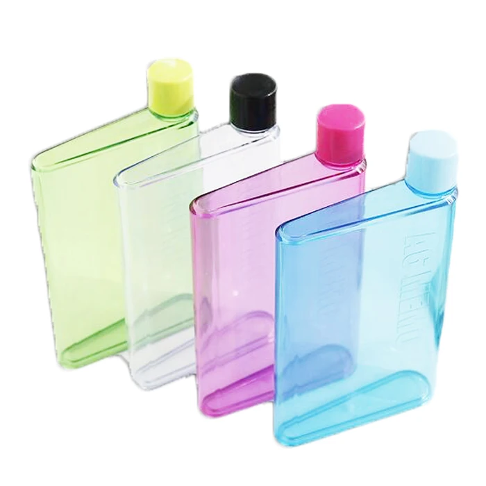 Promotion Gift BPA FREE Letter bottle Notebook A4 A5 A6 flat water bottle