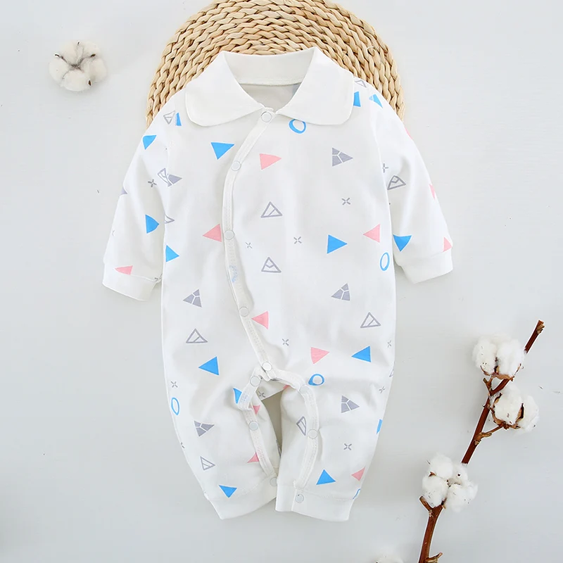 

Toddler Baby Rompers Autumn Infant Jumpsuits unisex Doll Collar Clothing Newborn Baby Clothes Spring Cotton Baby Girl Clothing, Picture