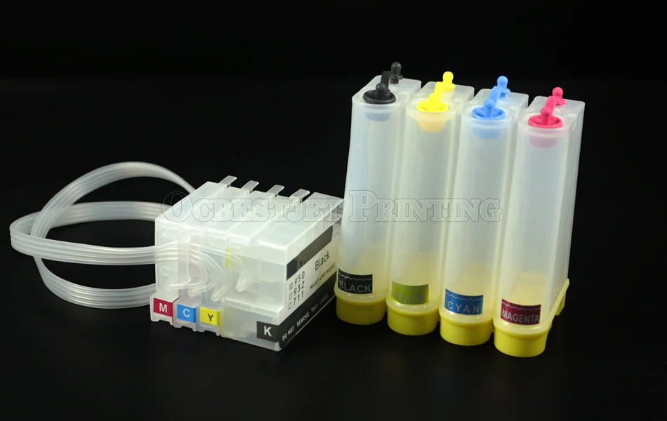 Ocbestjet Ciss Ink Cartridge For Hp 7612 Ciss With Reset