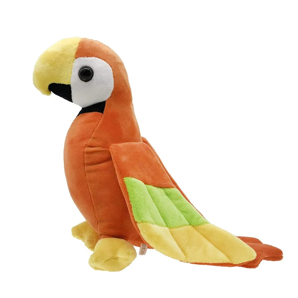 pink parrot stuffed animal