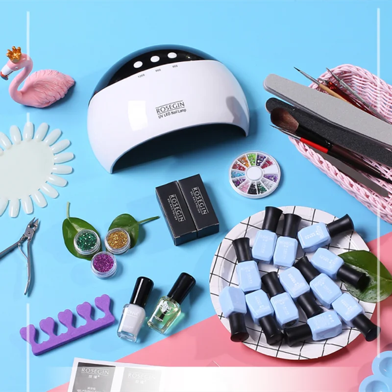 

Amazon DIY Nail Art set nail printer 24 pcs nail polish 2019 hot sell beauty, Customized