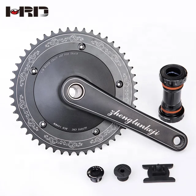 

AZ20-AS800 170mm crank aluminum alloy bicycle accessories fixed gear crankset 52T