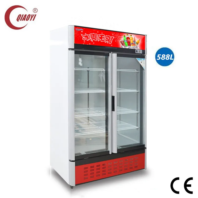 C0 2 Big Glass Door Pepsi Coke Display Fridge Refrigerator 588l Buy