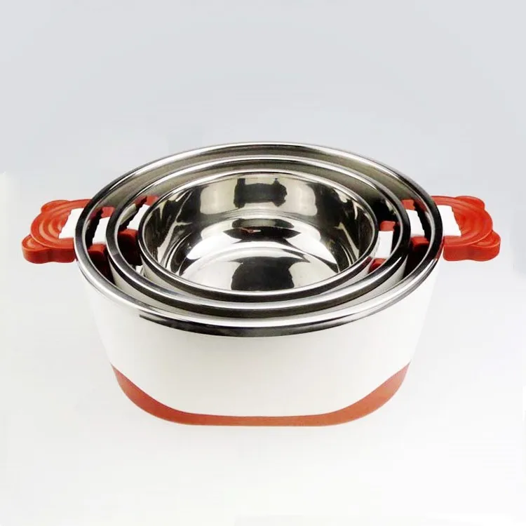 3pcs Stainless Steel Insulated Hot Pot Sets With Lockable Lid,Portable ...