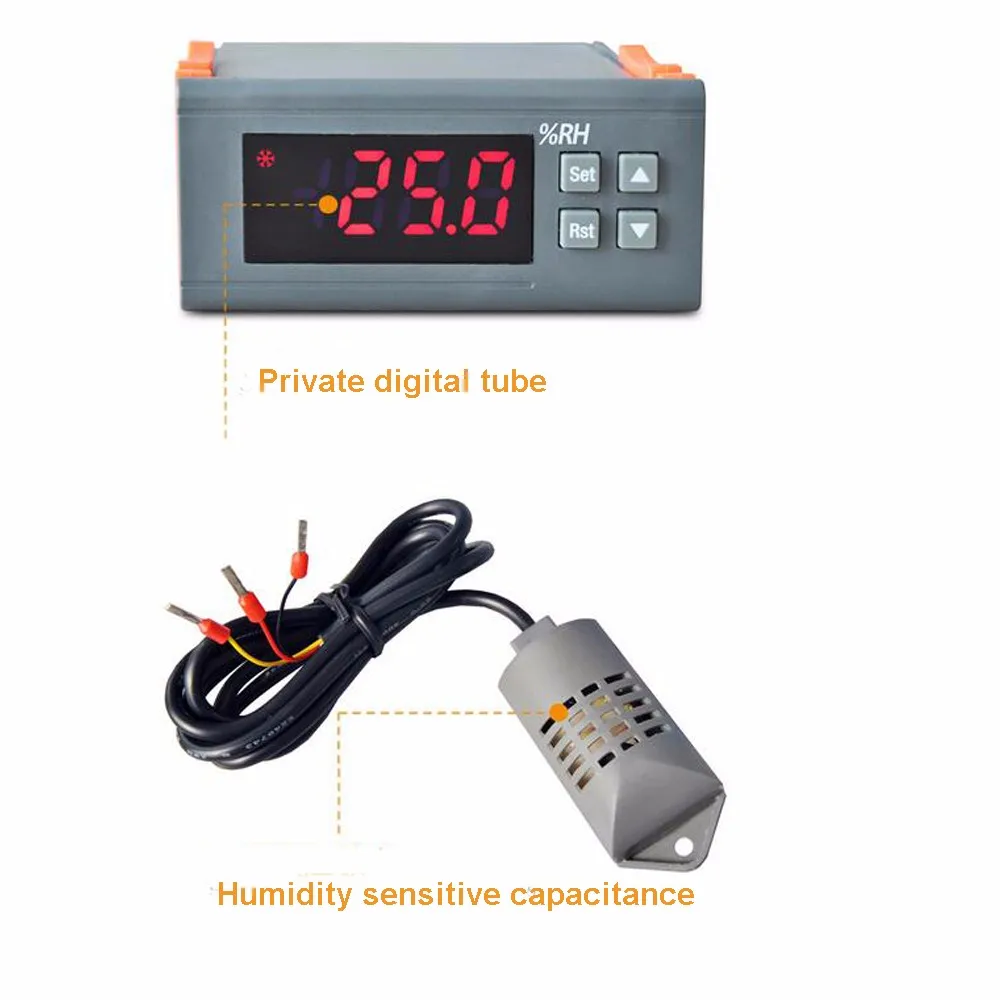 Ac 220v Digital Lcd Air Humidity Controller Measuring Range 1 99