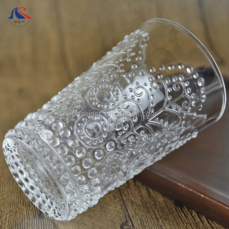 decorative glass tumblers