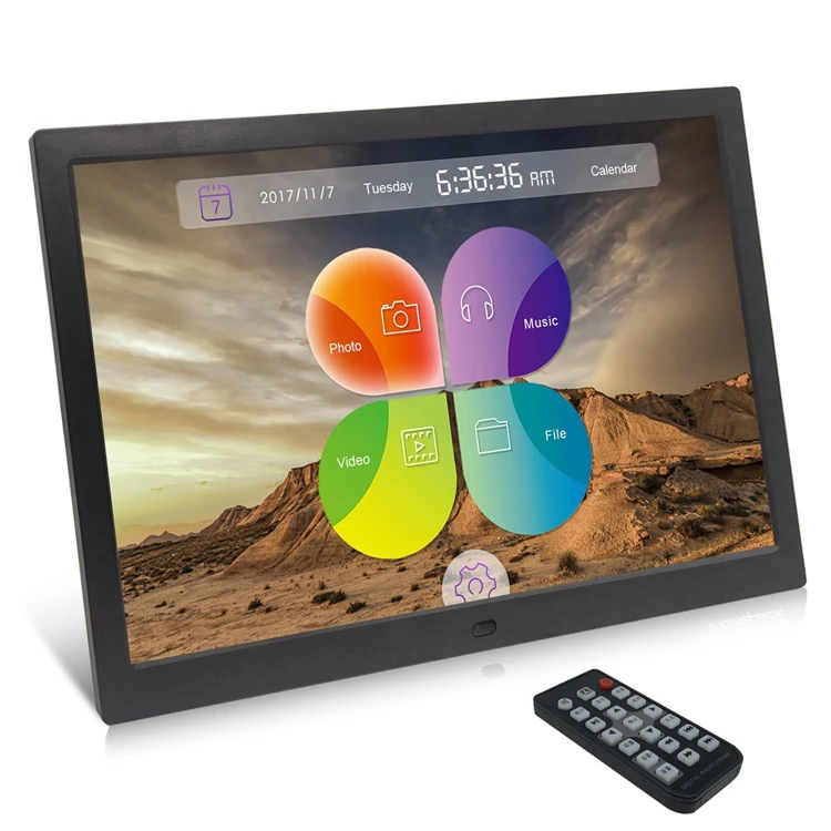 

10" inch Full Function Digital Photo Frame with motion sensor white