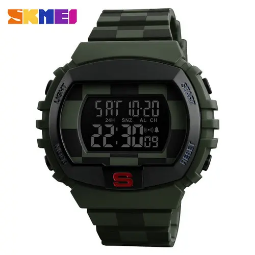 

SKMEI 1304 Military LED Digital Electronic Wrist watches Waterproof Men Sport Watch Relogio Masculino, 6 colors for choose from