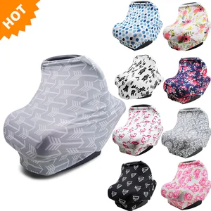 Image of Polyester multi-use nursing cover baby car seat cover carseat cover scarf breastfeeding