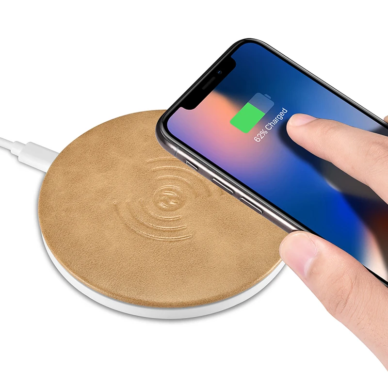 High Quality Portable Thin 10w Qi Universal Quick Charging Mobile Phone Wireless Fast Charger for iPhone for Samsung