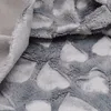 China wholesale polyester brushed heart polyester yarn pattern short velboa