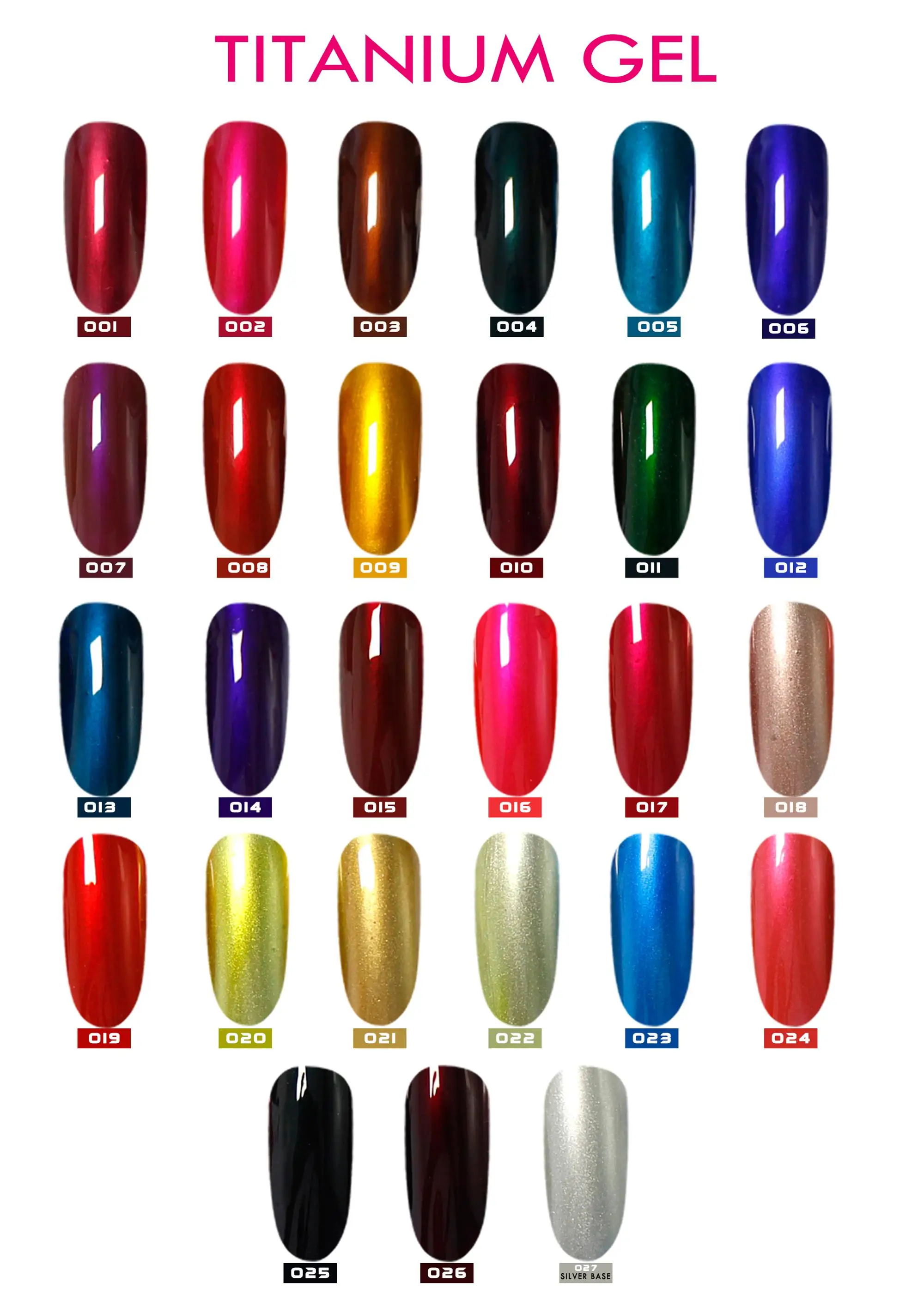 Roniki New Uv Shiny Gel Varnish Glitter Nail Lacquer Manicure Titanium